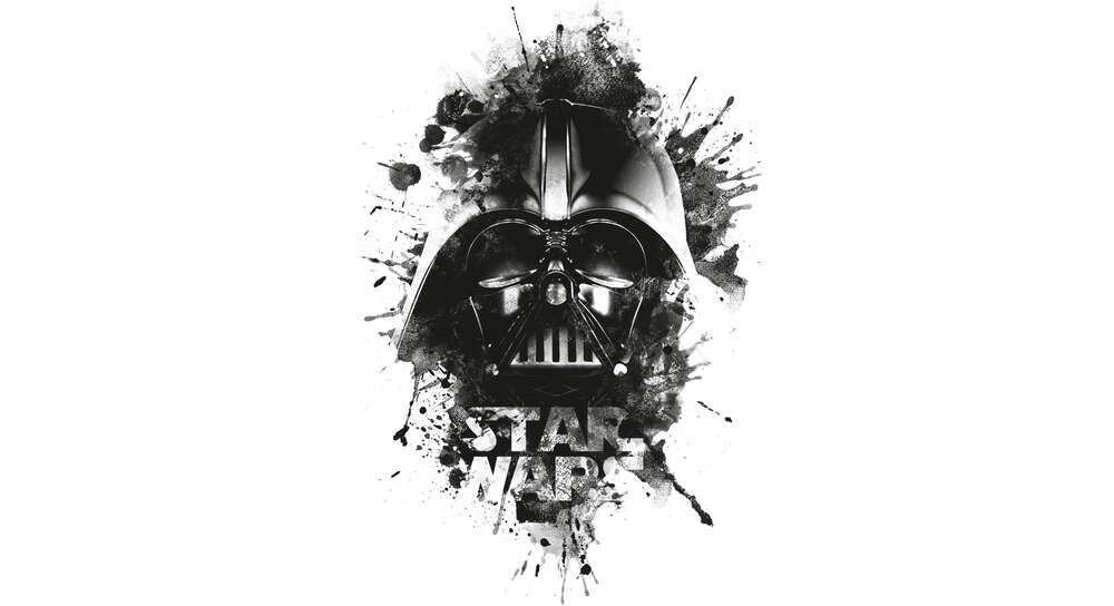 картина-постер Дарт Вейдер (Darth Vader) на постере к фильму "Звездные войны" (Star Wars)
