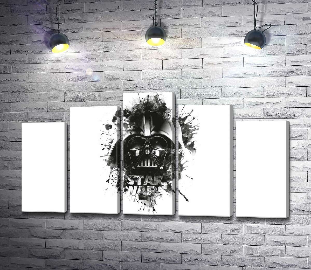 модульна картина Дарт Вейдер (Darth Vader) на постері до фільму "Зоряні війни" (Star Wars) (Модуль №29)