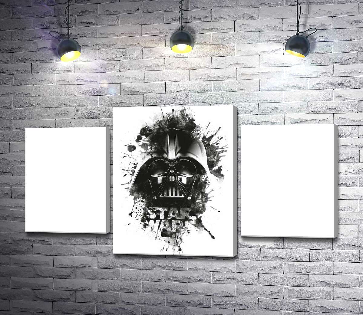 модульна картина Дарт Вейдер (Darth Vader) на постері до фільму "Зоряні війни" (Star Wars) (Модуль №10)