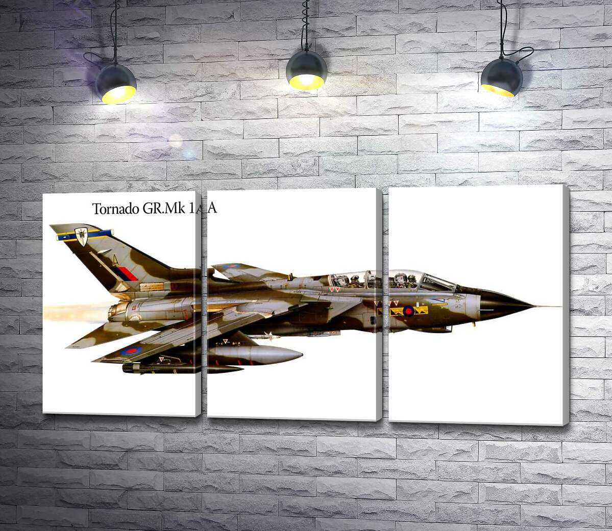 модульна картина Британський літак-розвідник Panavia Tornado GR1A (Модуль №2)