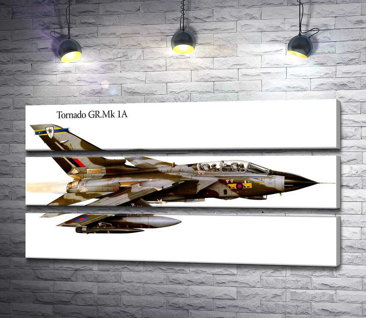 модульная картина Британский самолет-разведчик Panavia Tornado GR1A (Модуль №15)