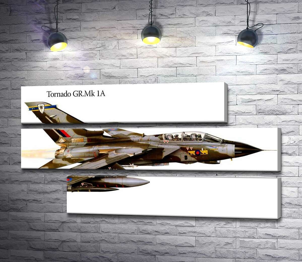 модульна картина Британський літак-розвідник Panavia Tornado GR1A (Модуль №16)