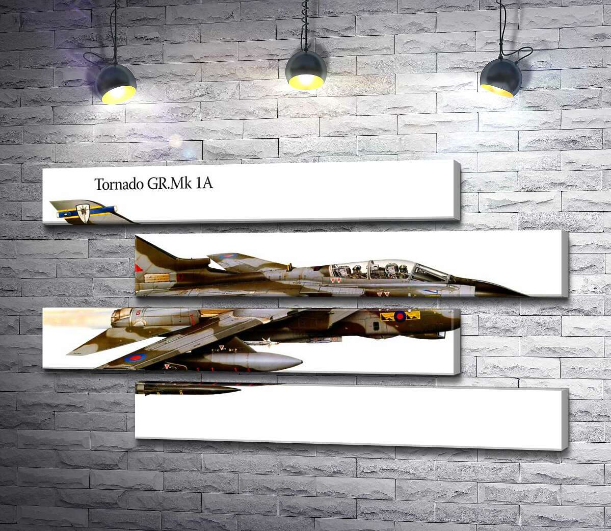 модульная картина Британский самолет-разведчик Panavia Tornado GR1A (Модуль №23)