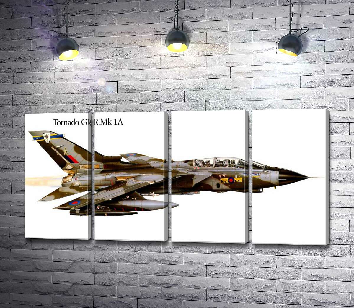 модульная картина Британский самолет-разведчик Panavia Tornado GR1A (Модуль №24)