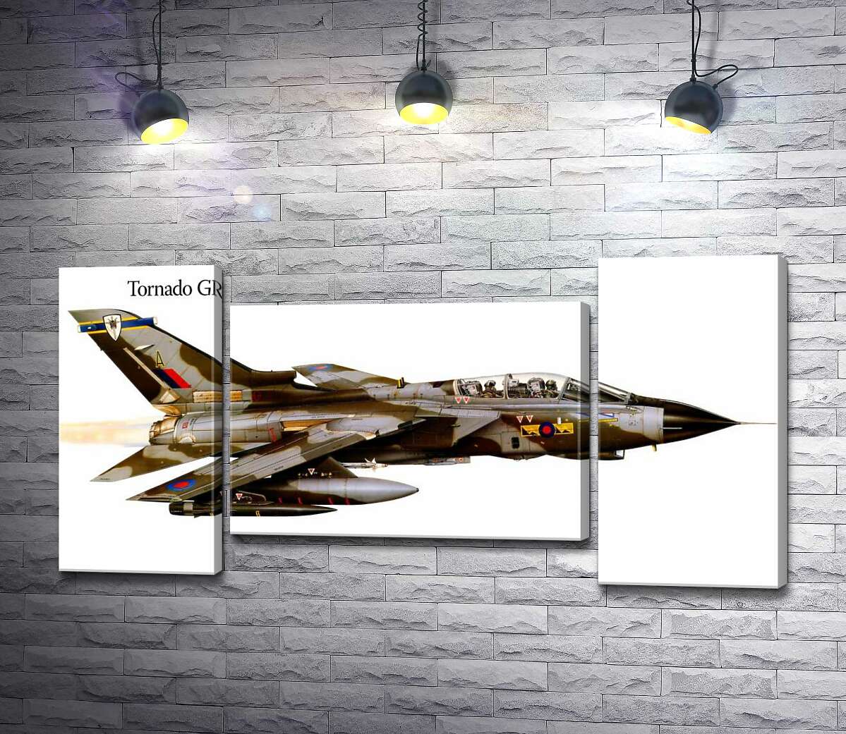 модульна картина Британський літак-розвідник Panavia Tornado GR1A (Модуль №11)