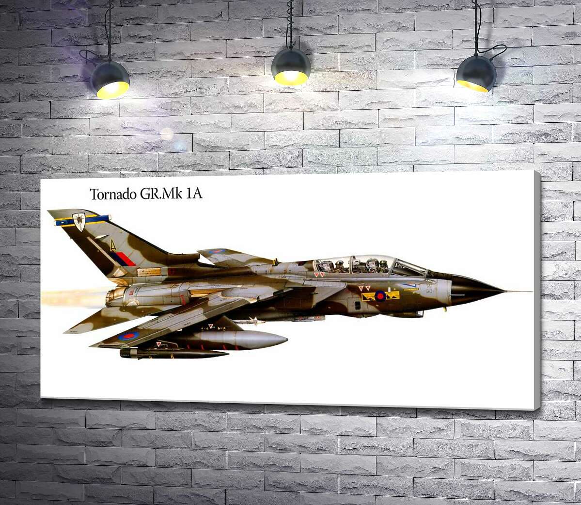 картина Британский самолет-разведчик Panavia Tornado GR1A