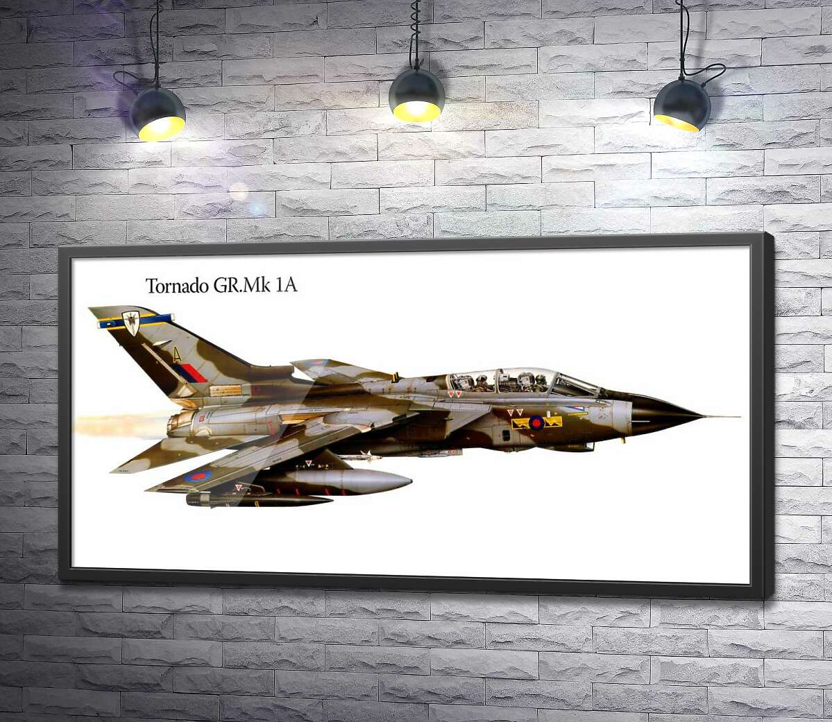 постер Британський літак-розвідник Panavia Tornado GR1A