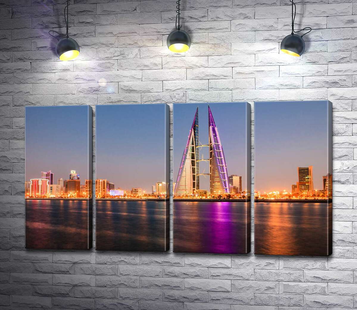 модульная картина Вид на торговый центр в Бахрейне (Модуль №24)