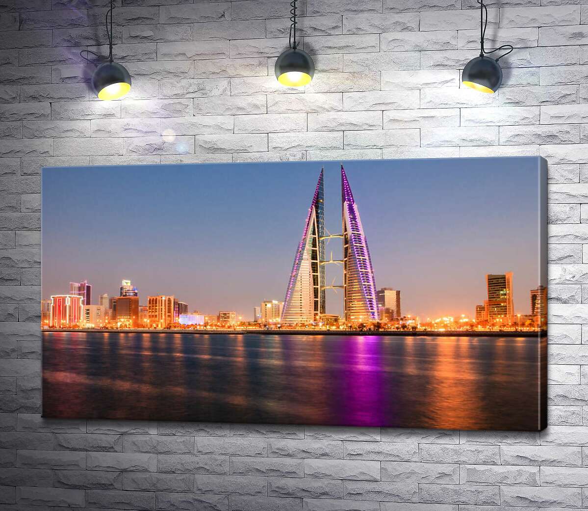 картина Вид на торговий центр в Бахрейні