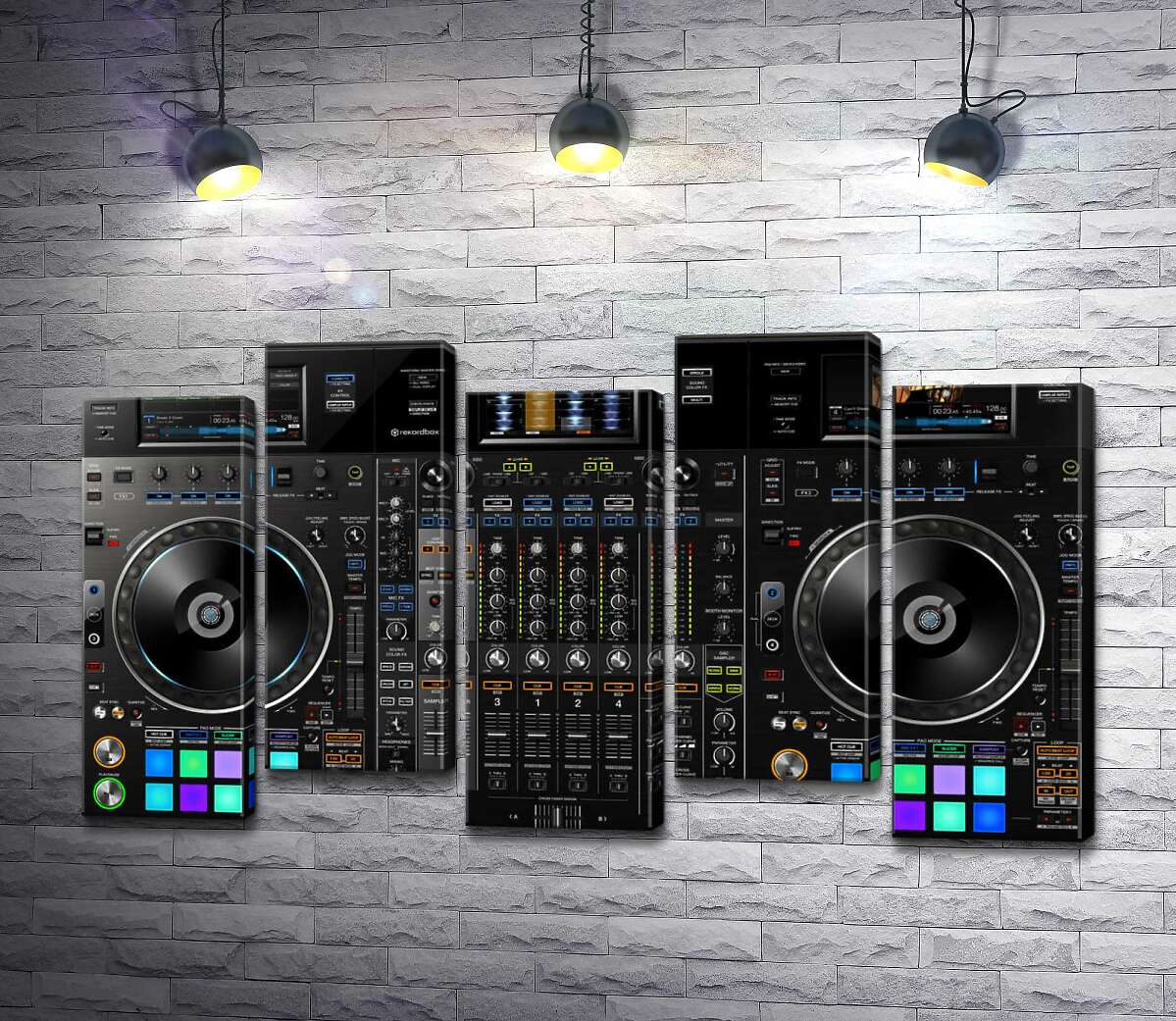 модульна картина Професійний DJ контроллер "Pioneer DDJ-RZX" (Модуль №30)