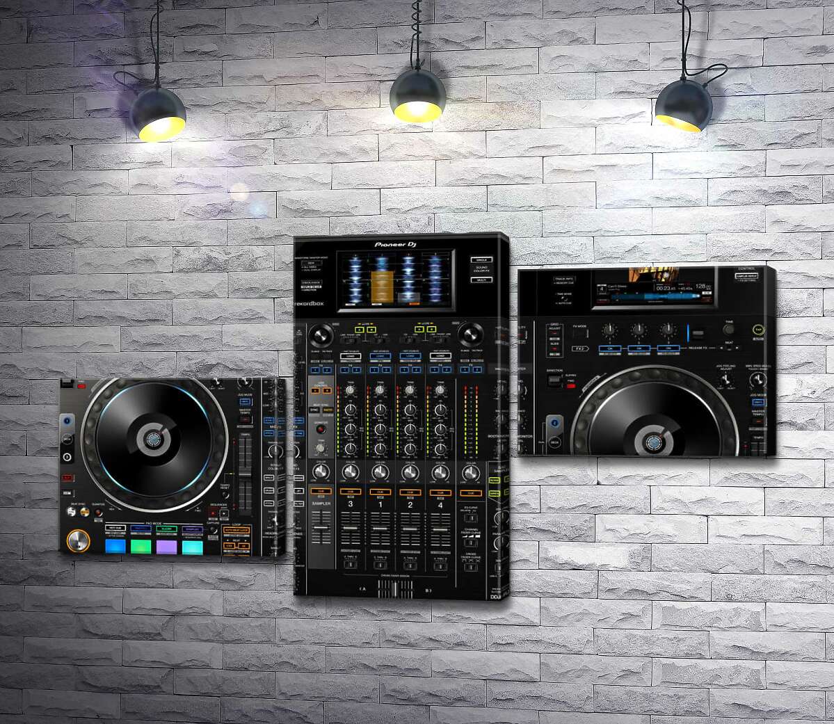 модульна картина Професійний DJ контроллер "Pioneer DDJ-RZX" (Модуль №12)