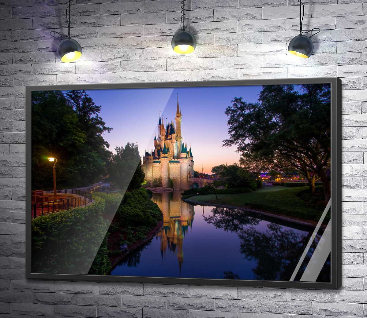 постер Чарівний вечір біля казкового замку Disney
