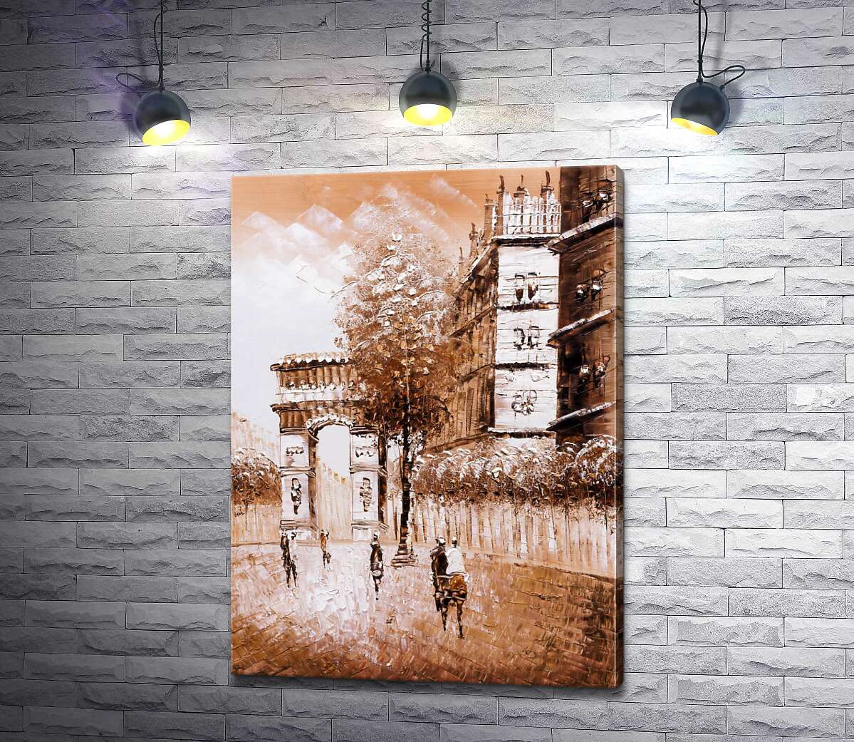 картина Французький шарм вулиці Парижу