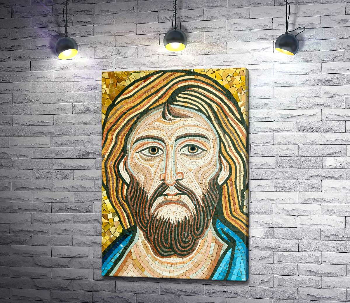 картина Мозаика с Иисусом Христом