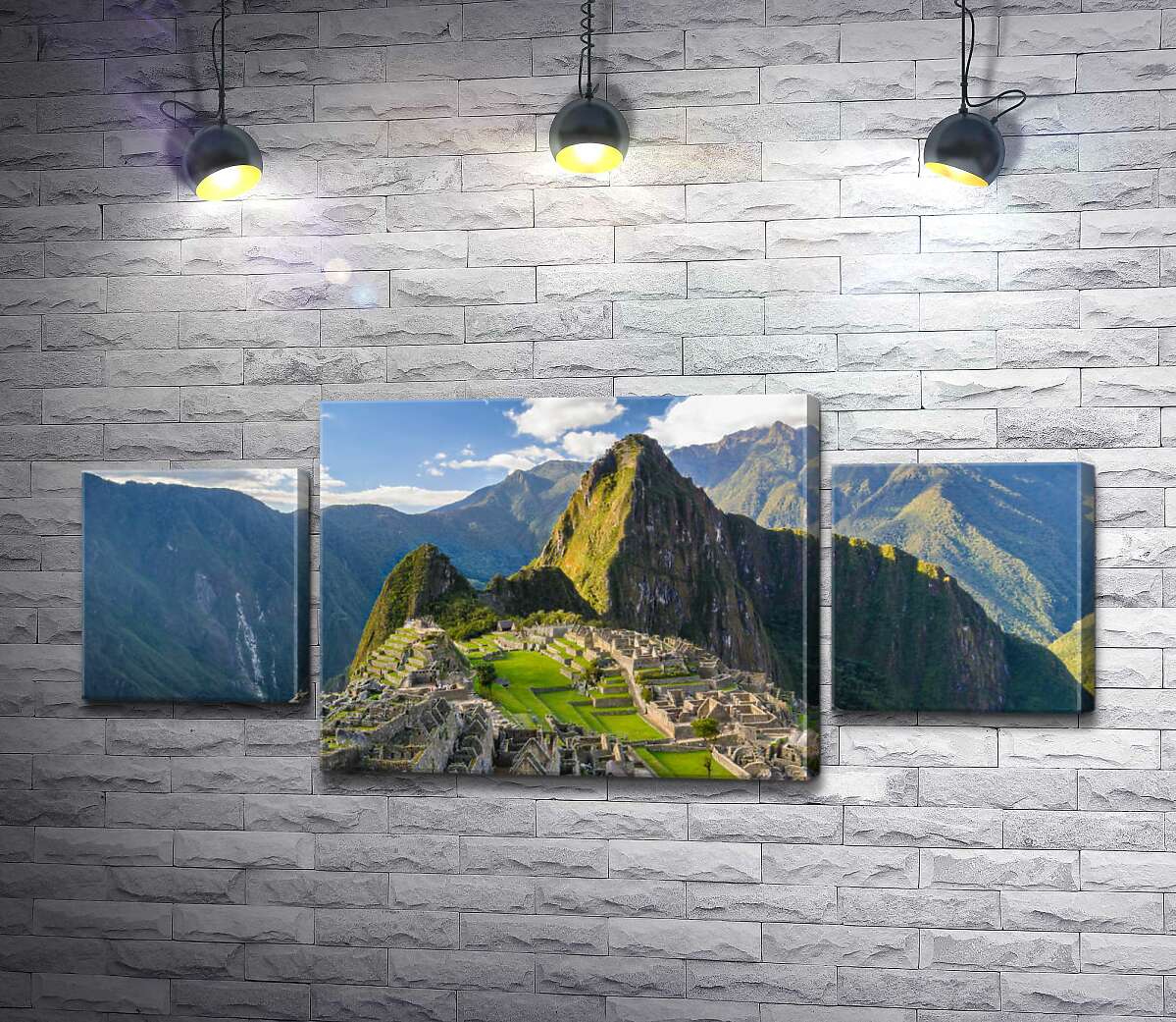 модульна картина Старе місто інків Мачу-Пікчу (Machu Pikchu) височіє на вершині гори (Модуль №5)