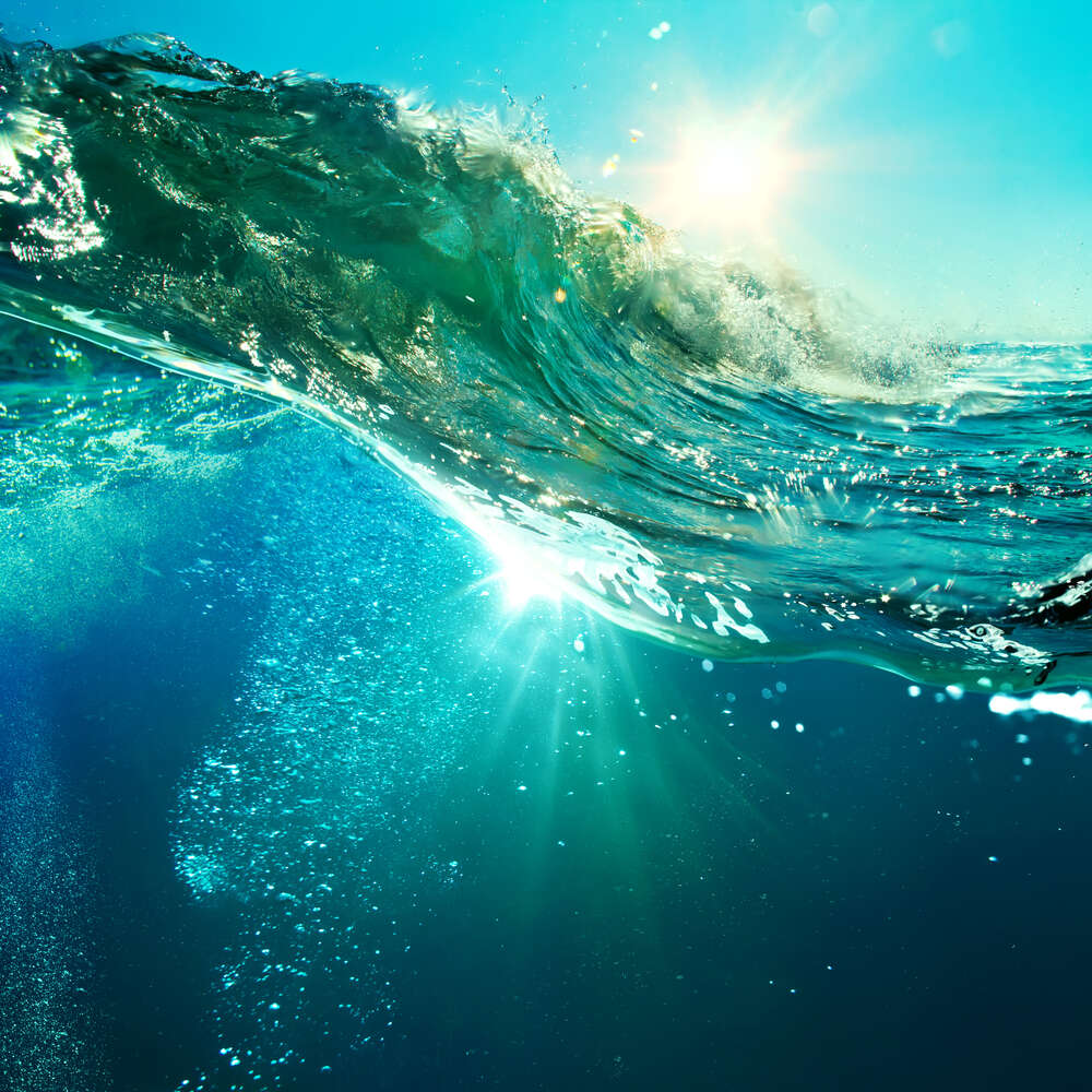 картина-постер Прозрачная лазурь морской воды
