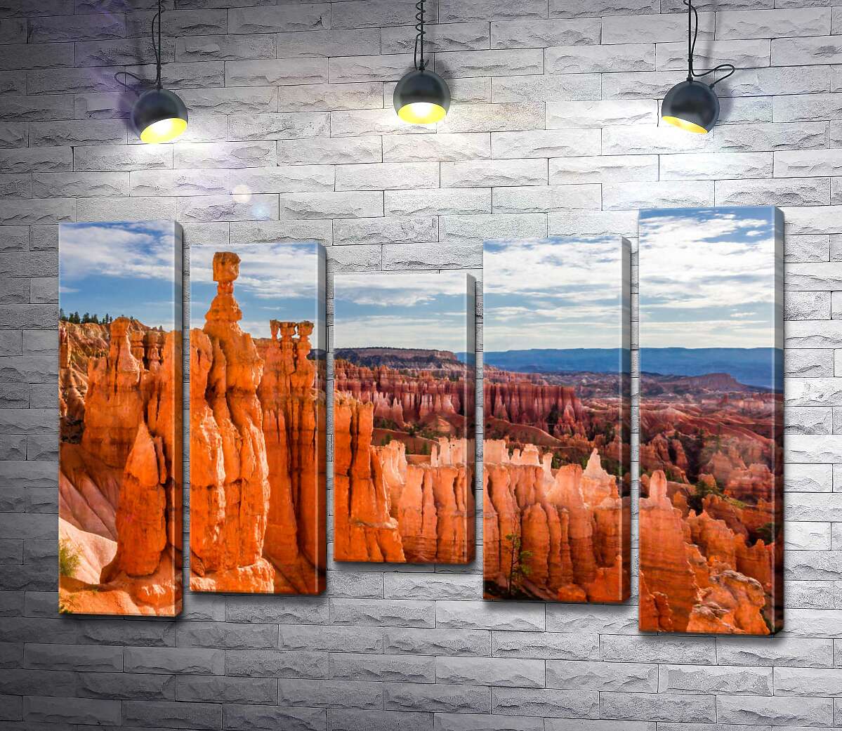 модульна картина Химерні форми скель Брайс-Каньйону (Bryce Canyon) (Модуль №27)