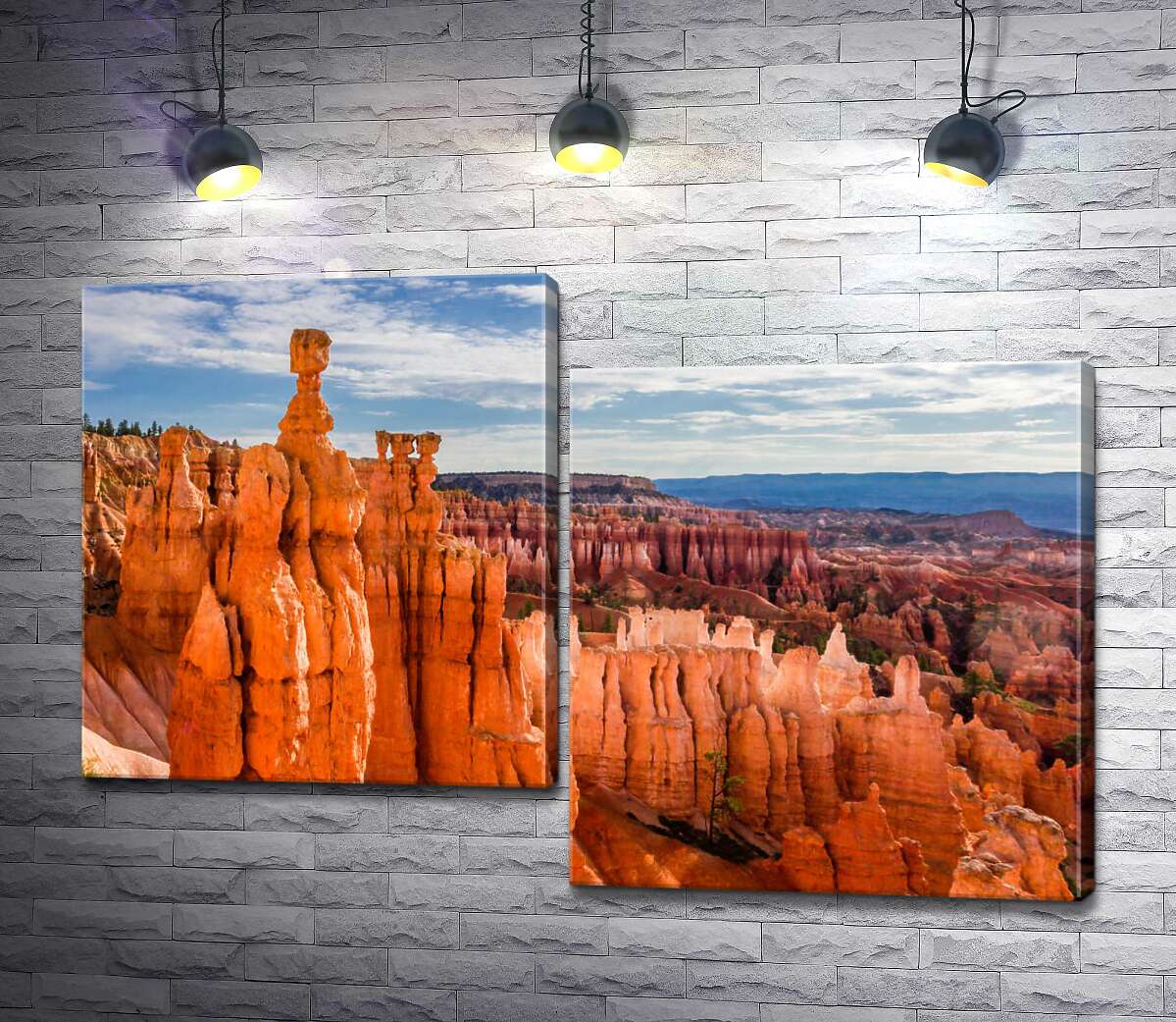модульна картина Химерні форми скель Брайс-Каньйону (Bryce Canyon) (Модуль №9)