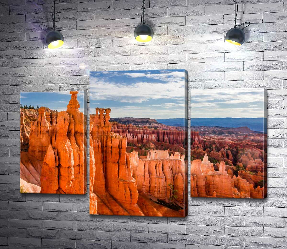 модульна картина Химерні форми скель Брайс-Каньйону (Bryce Canyon) (Модуль №10)
