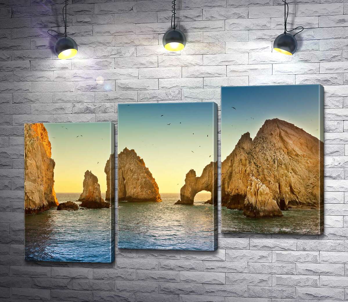 модульна картина Природна арка у кам'яній скелі Кабо-Сан-Лукас (Cabo San Lucas) (Модуль №14)