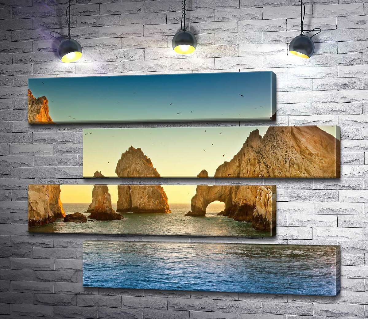 модульна картина Природна арка у кам'яній скелі Кабо-Сан-Лукас (Cabo San Lucas) (Модуль №23)