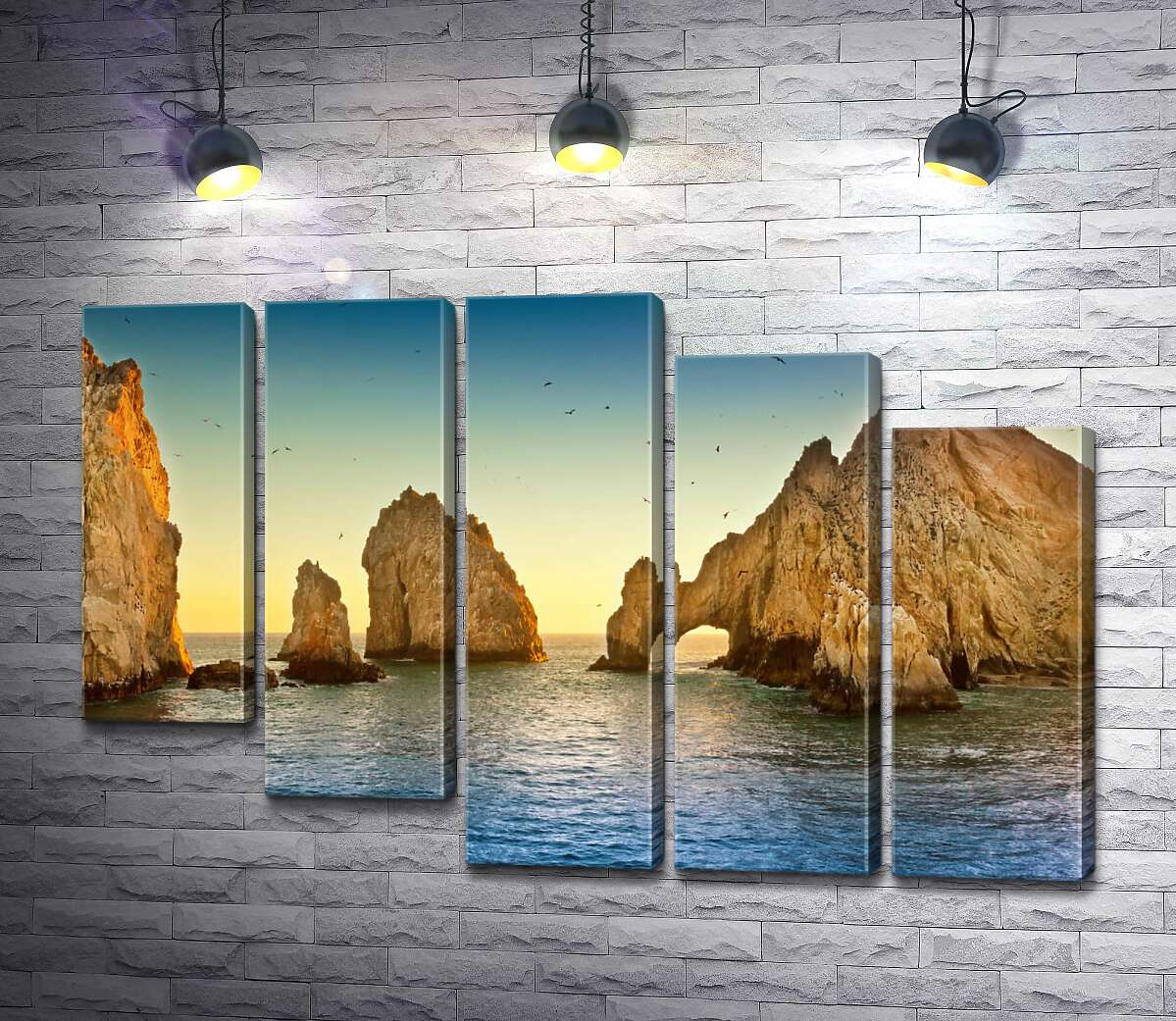 модульна картина Природна арка у кам'яній скелі Кабо-Сан-Лукас (Cabo San Lucas) (Модуль №28)