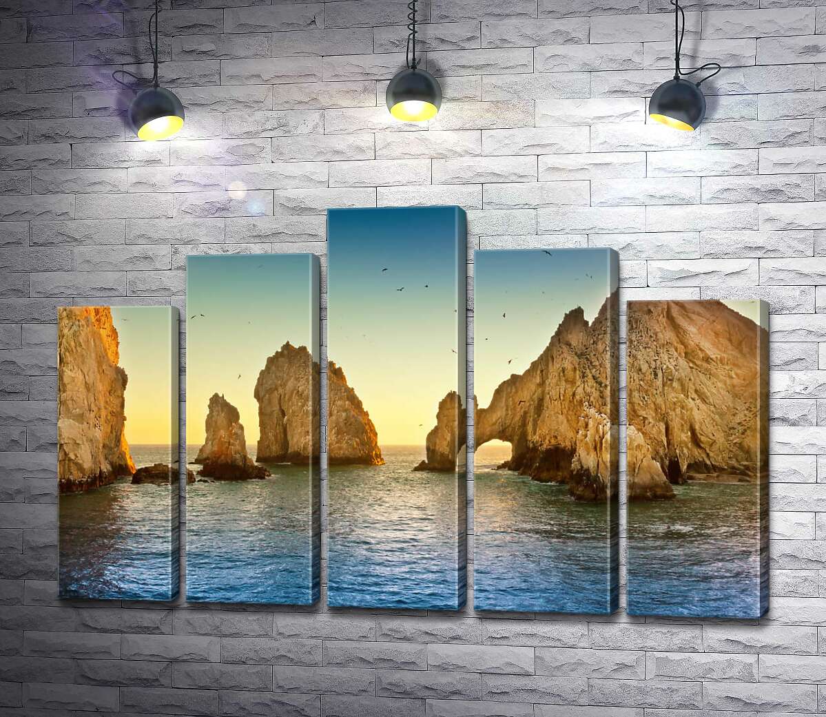 модульна картина Природна арка у кам'яній скелі Кабо-Сан-Лукас (Cabo San Lucas) (Модуль №29)