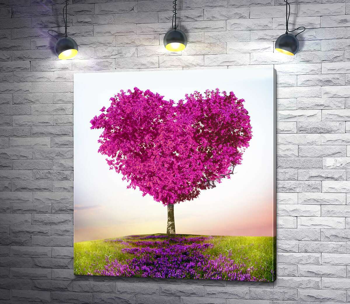 картина Романтичне дерево кохання