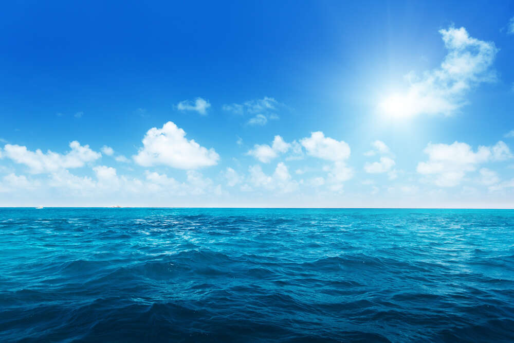 картина-постер Бирюза спокойных волн в море