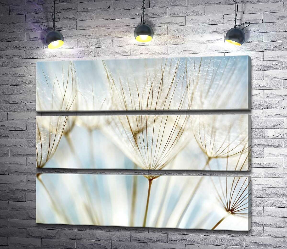 модульна картина Пухнасті китиці насінин кульбаби (Модуль №15)
