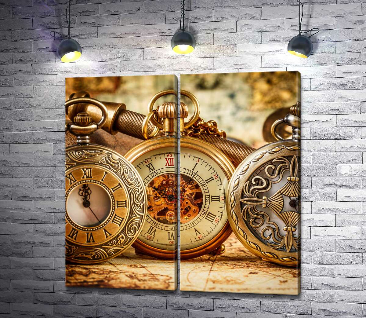 модульная картина Карманные часы – уникальные произведения искусства
