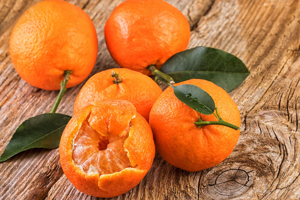 картина-постер Оранжевые шарики сладких мандаринов