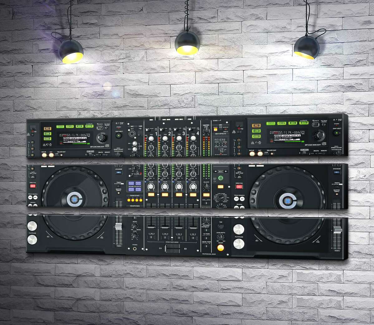 модульная картина Современный DJ контроллер Pioneer (Модуль №15)