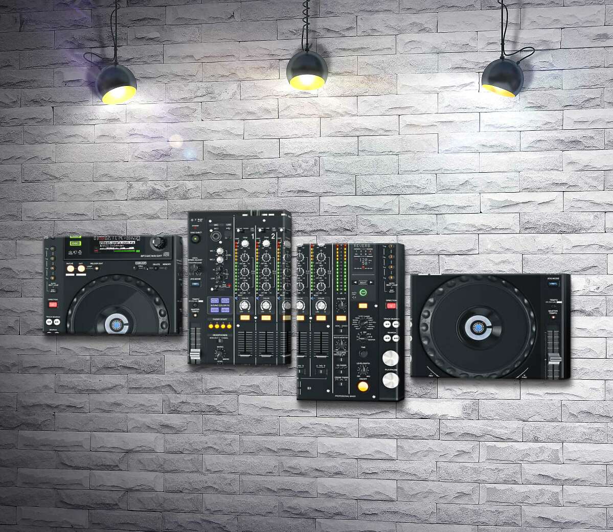 модульна картина Сучасний DJ контроллер Pioneer (Модуль №21)