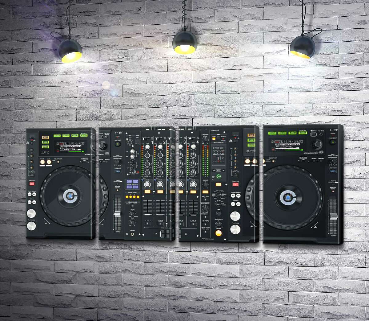 модульна картина Сучасний DJ контроллер Pioneer (Модуль №24)