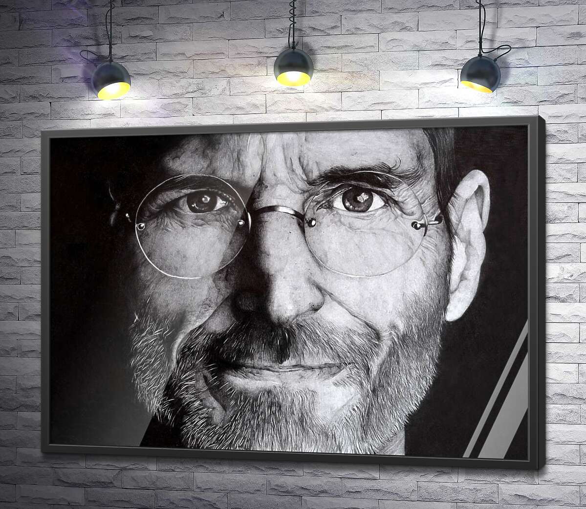 постер Лице підприємця Стіва Джобса (Steve Jobs)