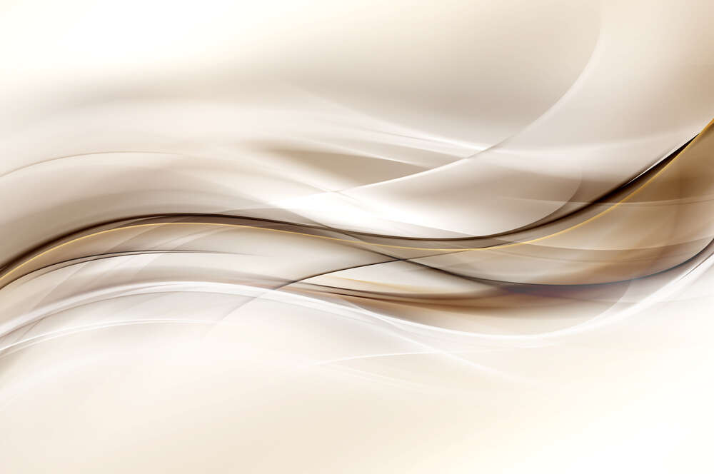 картина-постер Легкі кремово-пастельні хвилі