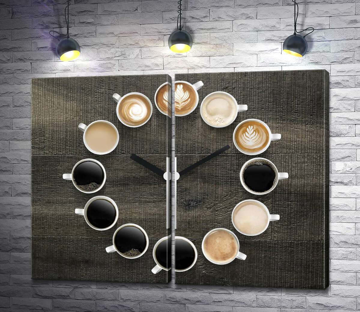 модульная картина Кофейные часы