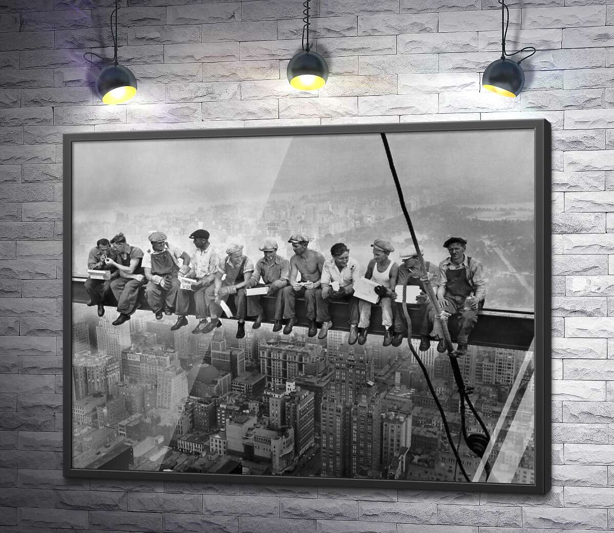 постер Обід нью-йоркських робітників на хмарочосі