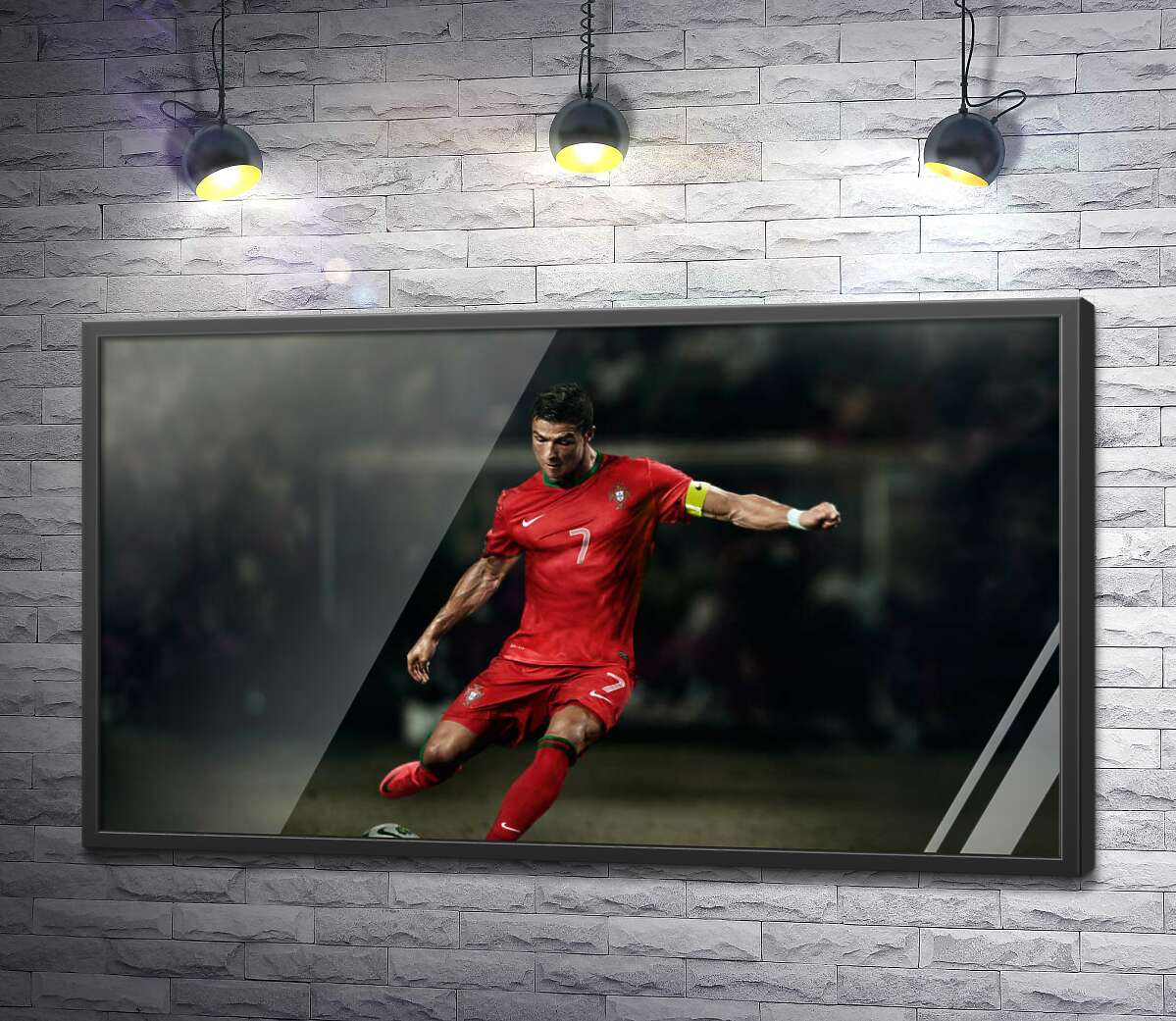 постер Капітан португальської збірної - Кріштіану Роналду (Cristiano Ronaldo)
