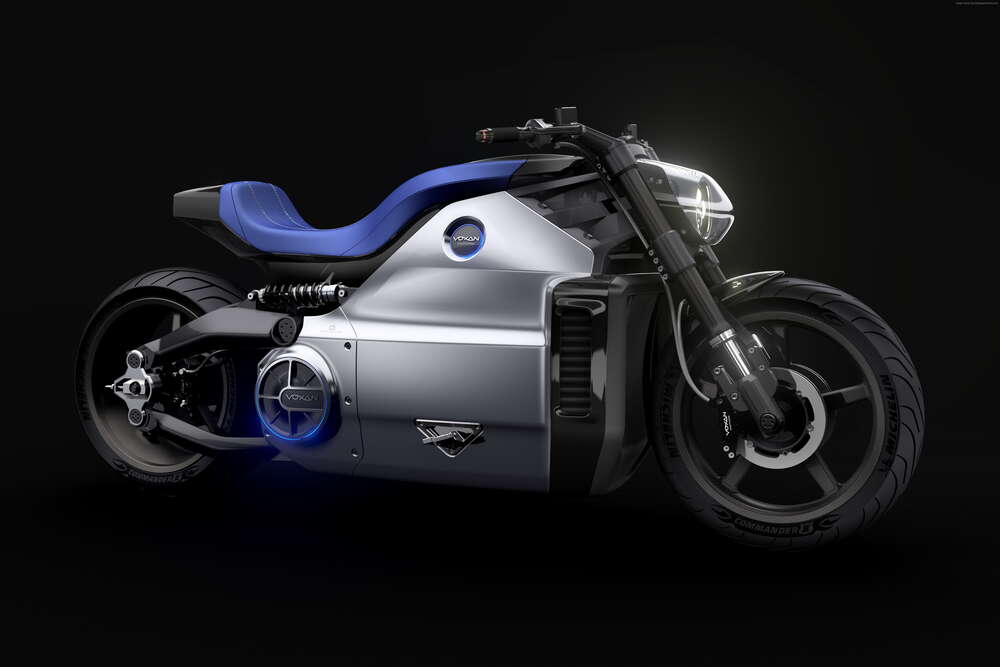 картина-постер Модель електричного мотоцикла Voxan Wattman