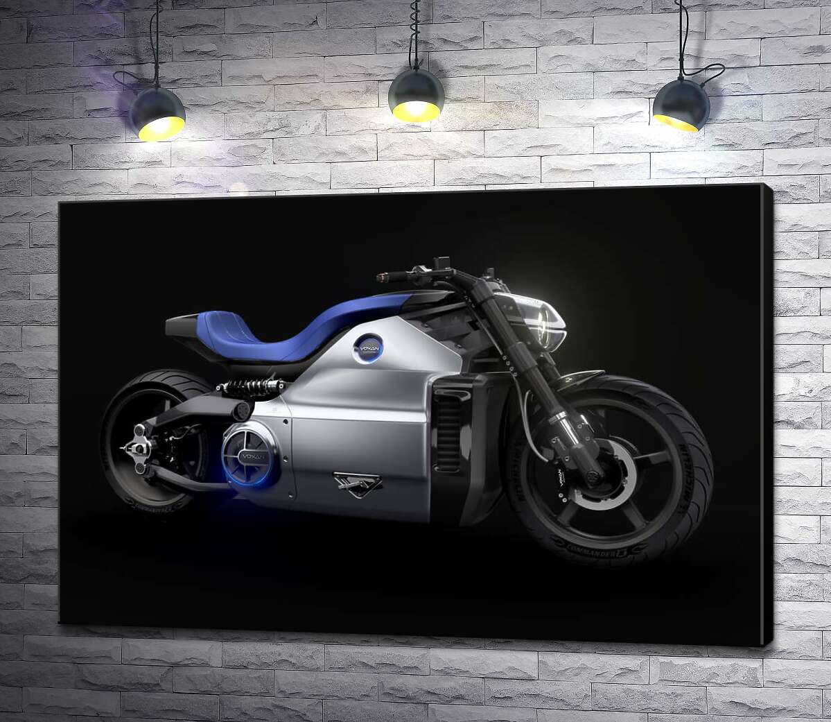 картина Модель електричного мотоцикла Voxan Wattman