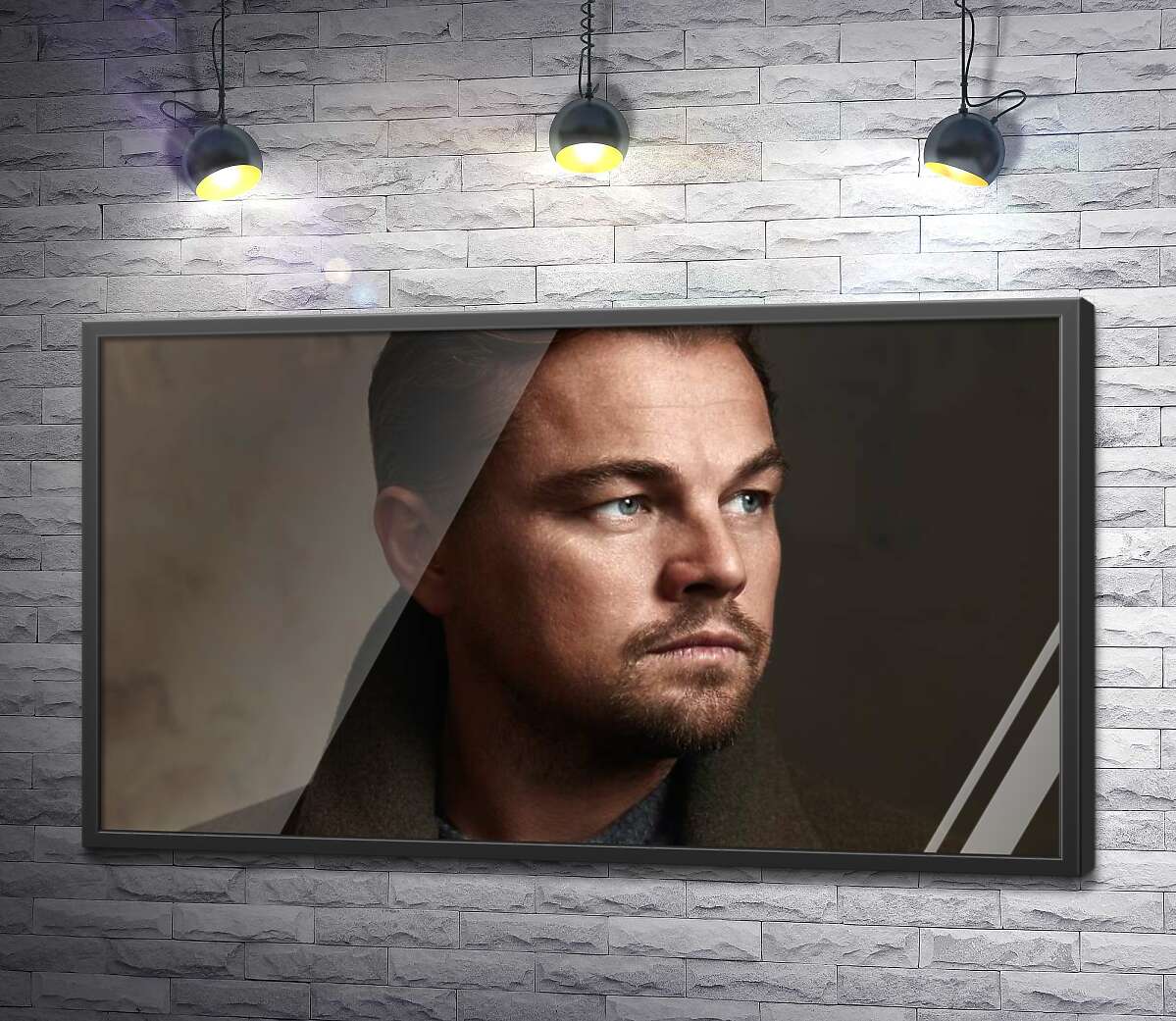 постер Портрет знаменитого актора Леонардо Ді Капріо (Leonardo DiCaprio)