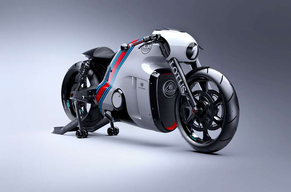 картина-постер Вишуканий дизайн мотоцикла Lotus C-01
