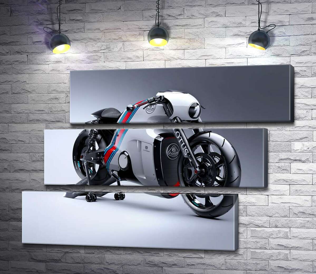 модульная картина Изысканный дизайн мотоцикла Lotus C-01 (Модуль №17)