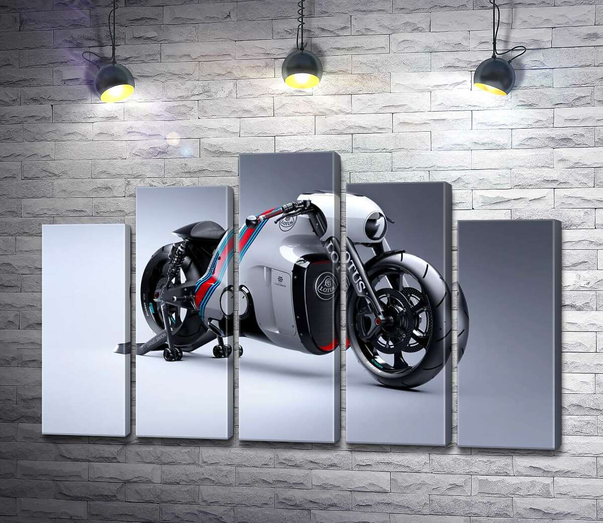 модульная картина Изысканный дизайн мотоцикла Lotus C-01 (Модуль №29)