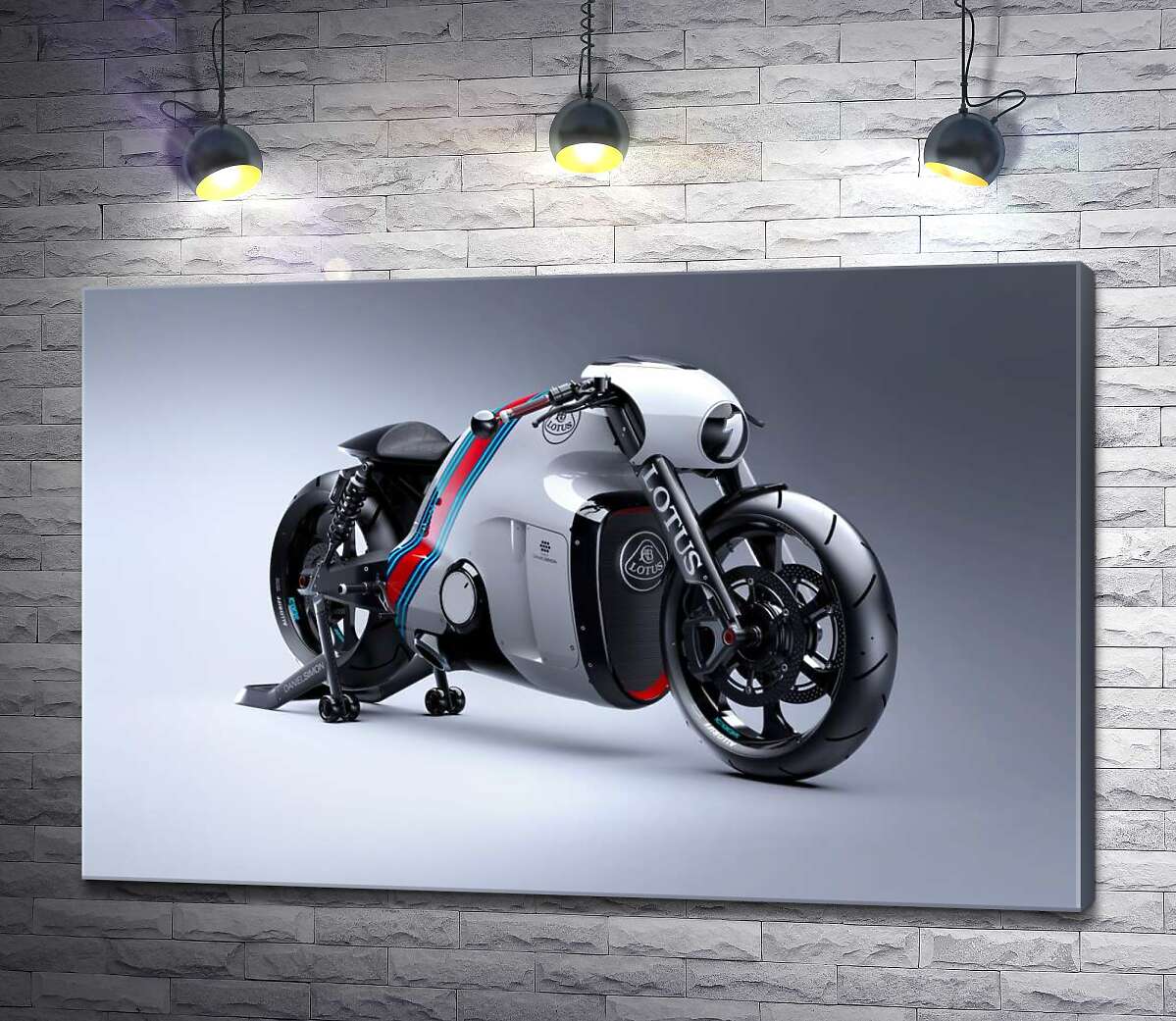 картина Вишуканий дизайн мотоцикла Lotus C-01
