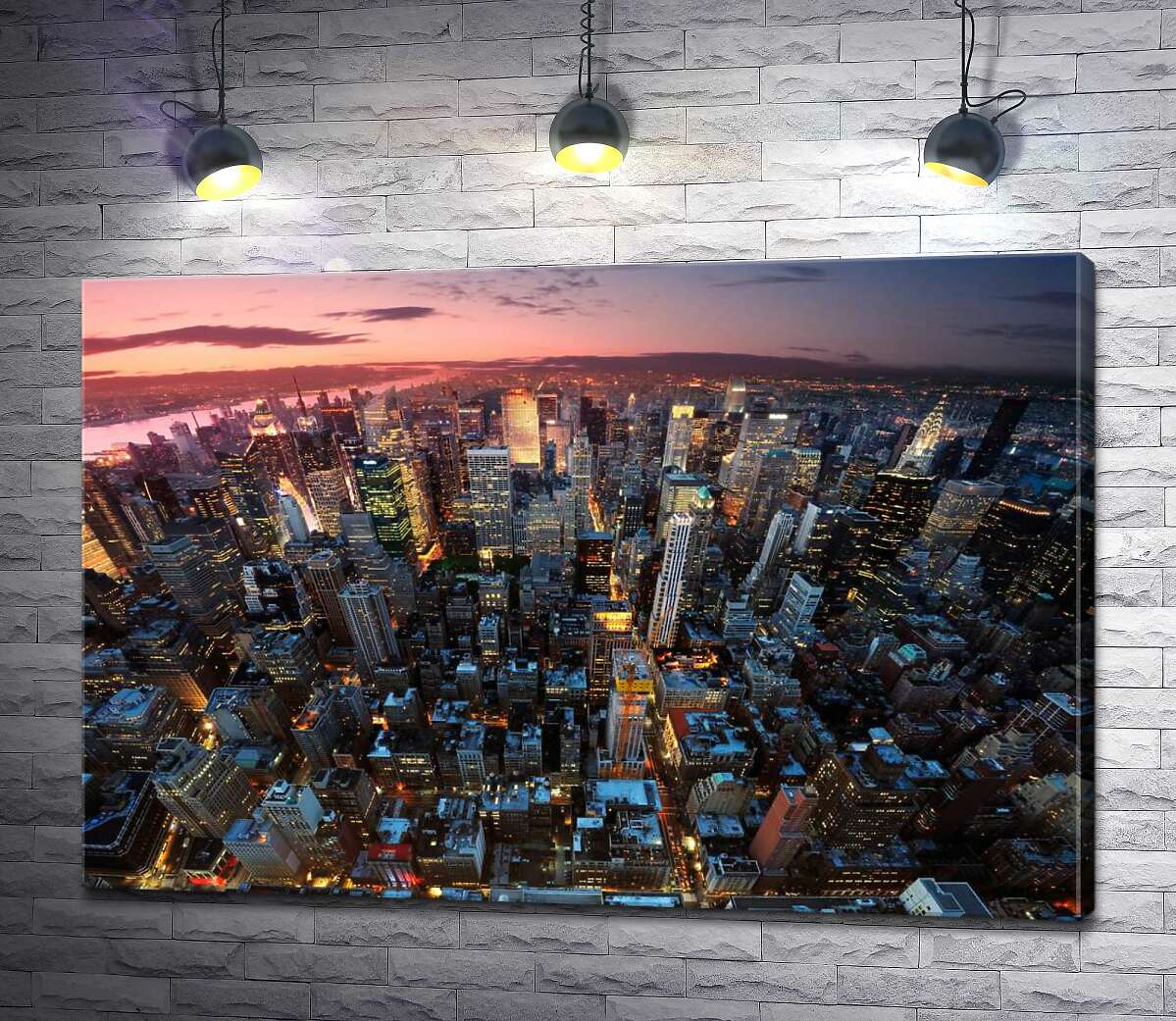 картина Закат над Манхэттеном (Manhattan)