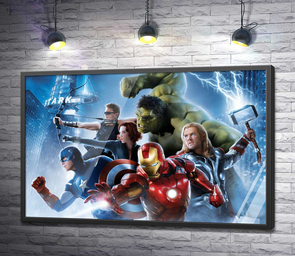 постер Отважные супергерои на постере к фильму "Мстители: Эра Альтрона" (Avengers: Age of Ultron)