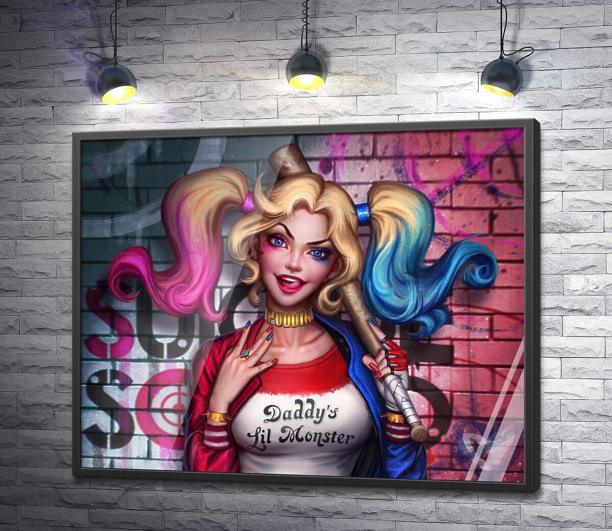 постер Яскрава хуліганка Гарлі Квінн (Harley Quinn)